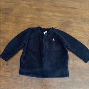GAP Black Knit Sweater 6-12m